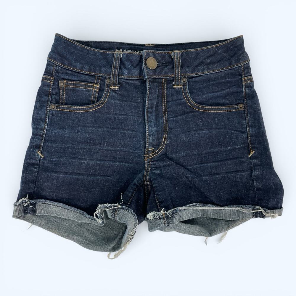 American Eagle Super Stretch Cut-off Jeans Shorts Women's Sz 2